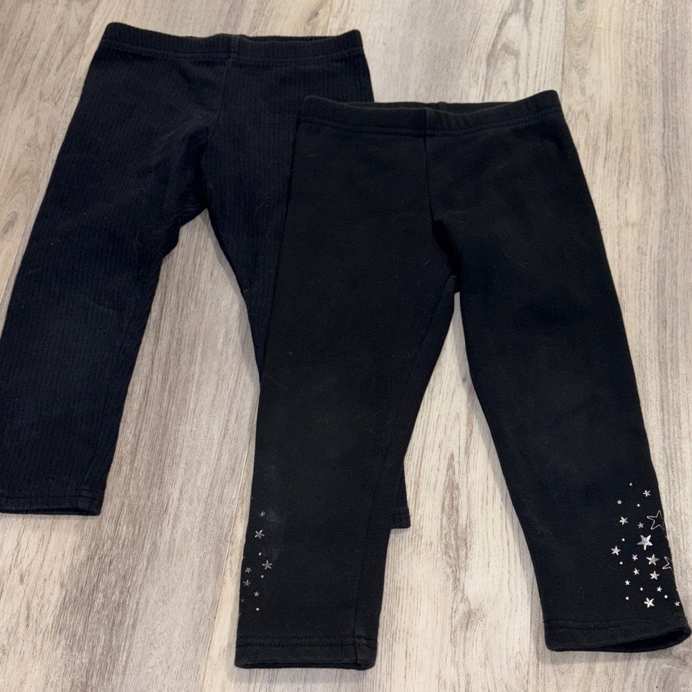 Carter's Black Starry Kids Leggings